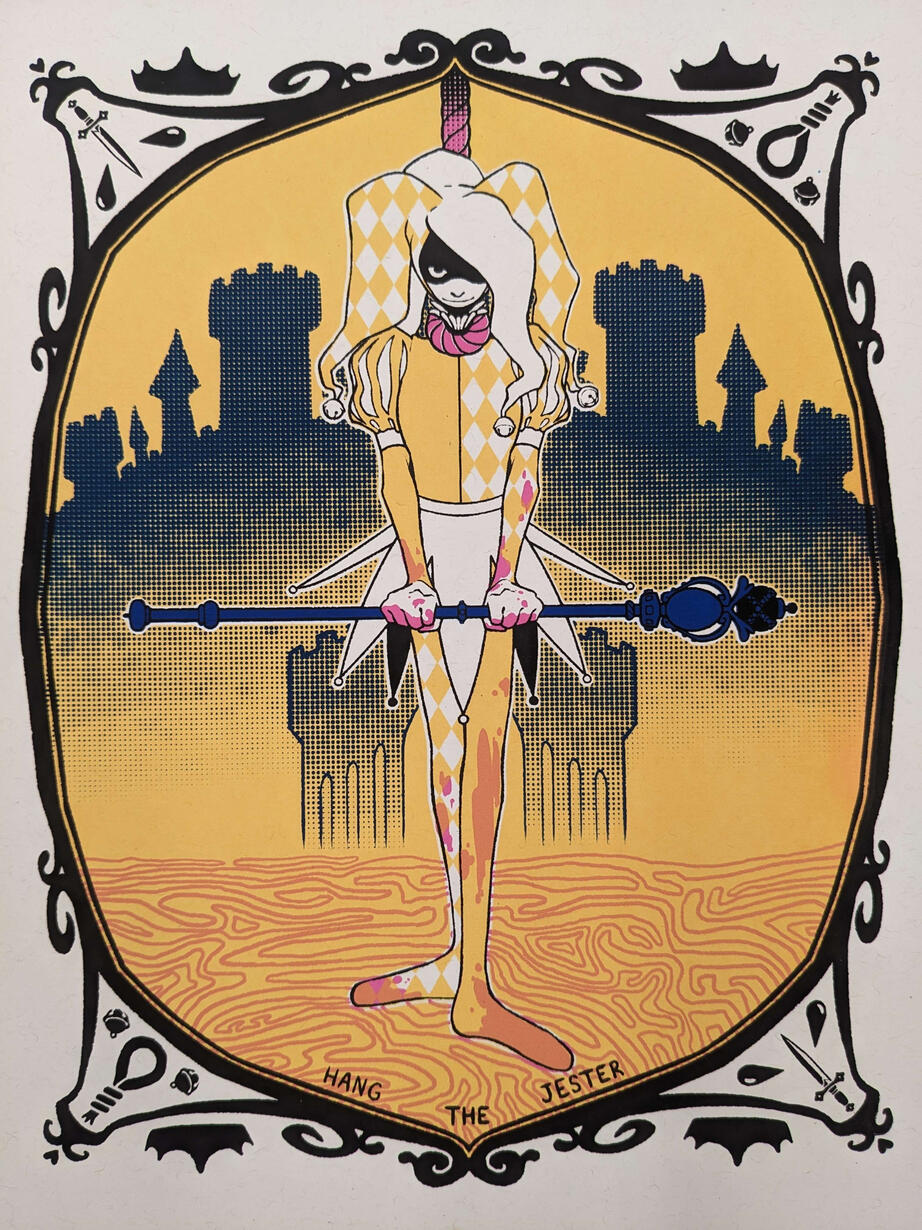 Hang the Jester - Silkscreen Print