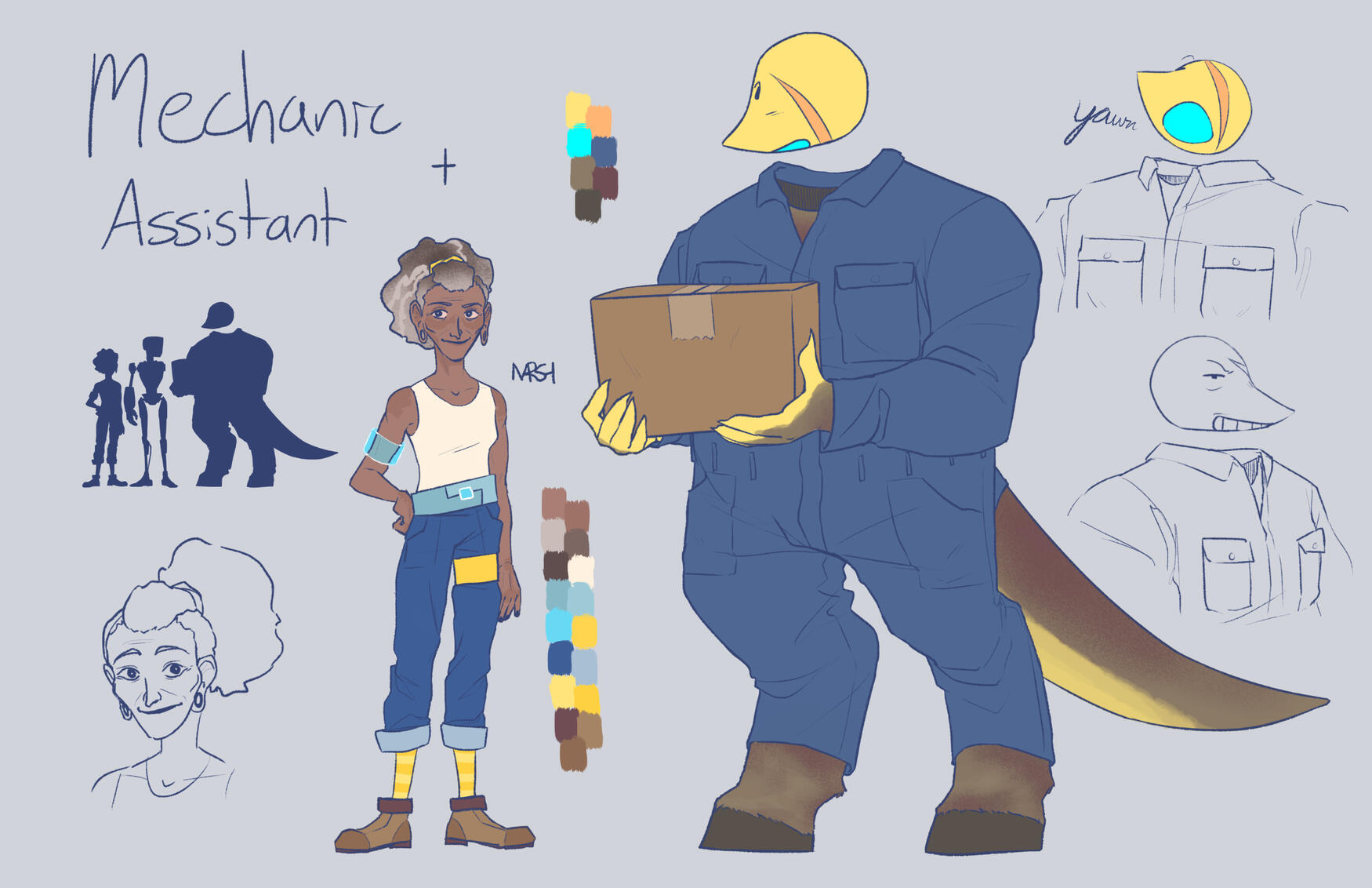 The Mechanic + Assistant