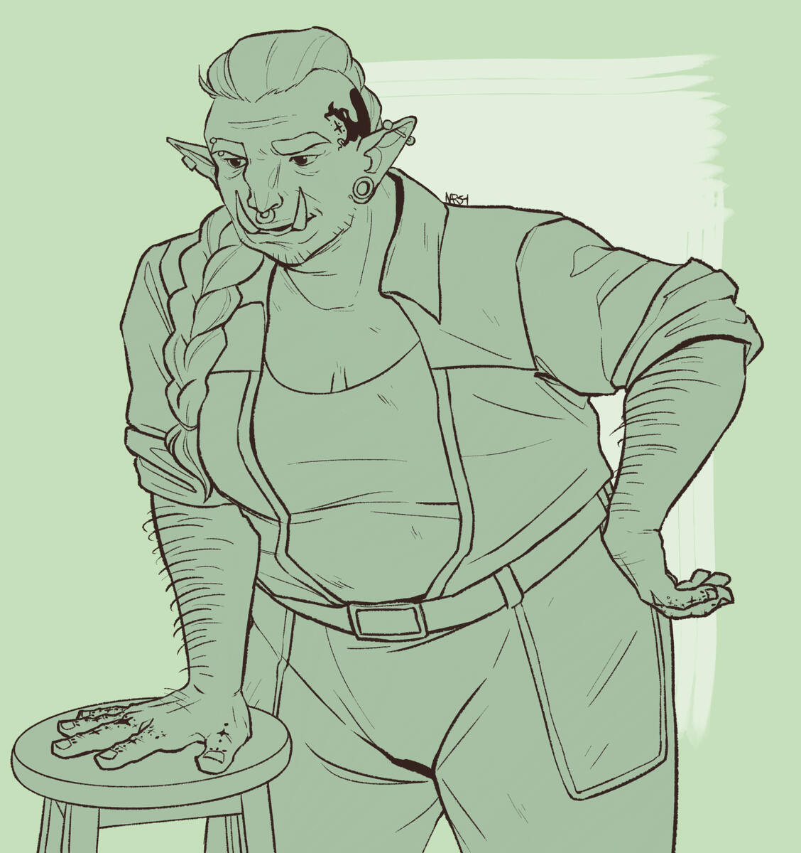Lined Halfbody