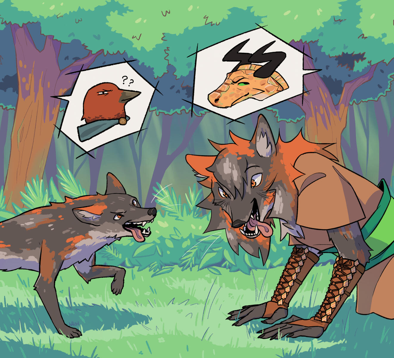 Colored+Shaded Halfbody